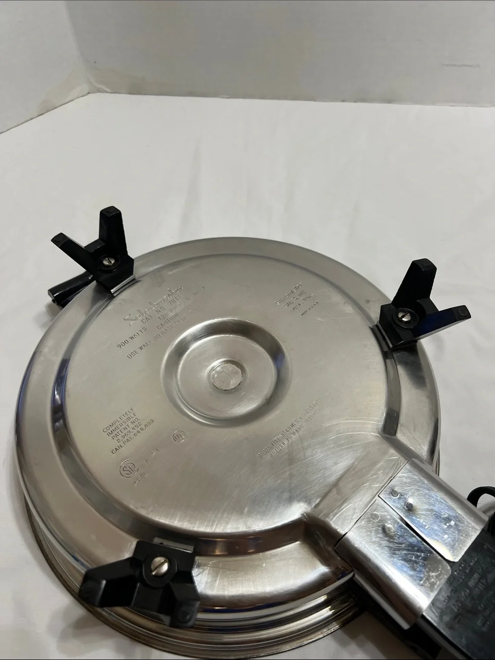 Saladmaster 11” Stainless Steel Electric Oil Core Skillet